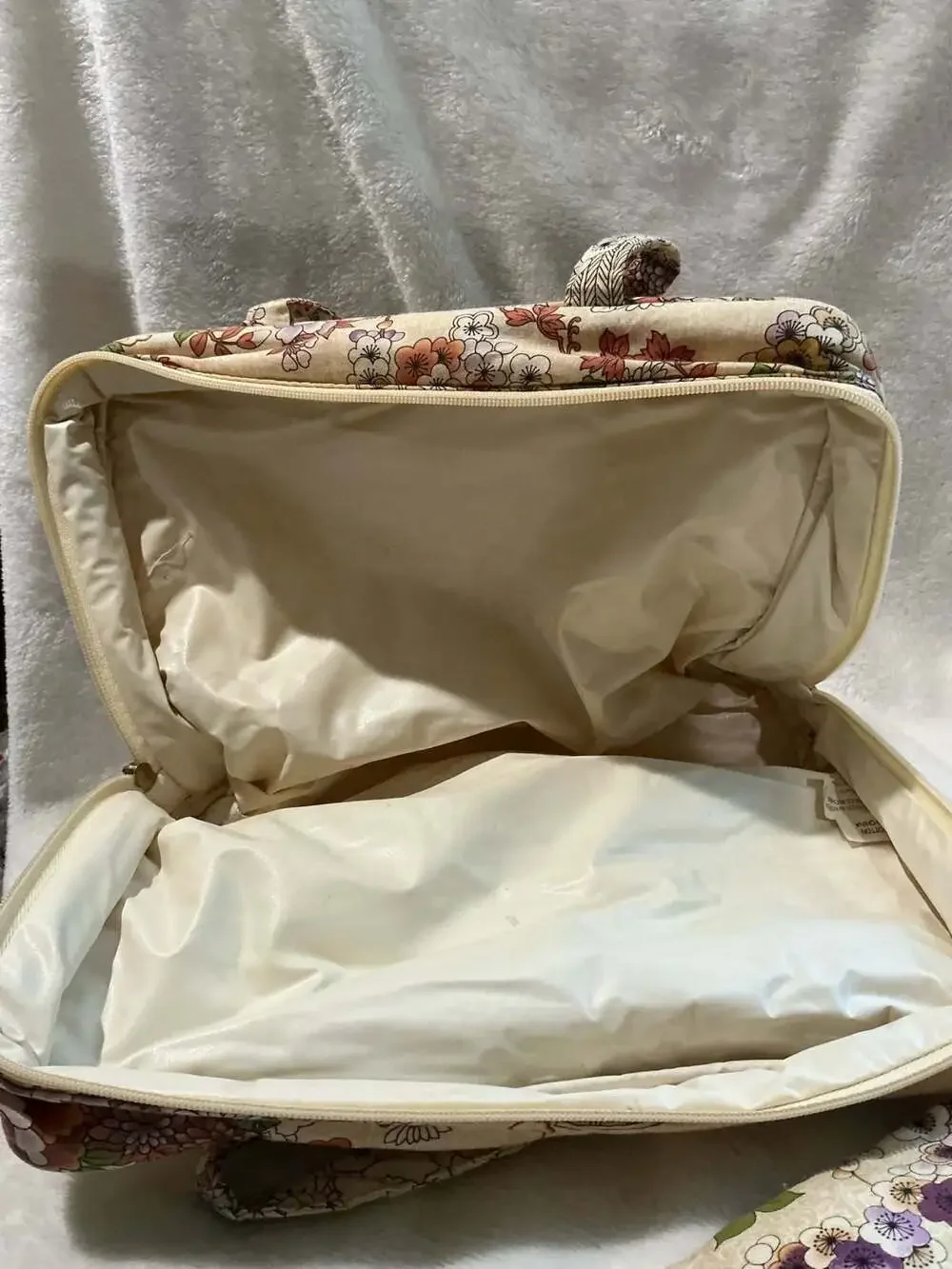 Once Upon A Rose Floral Tote Bag With Pouch